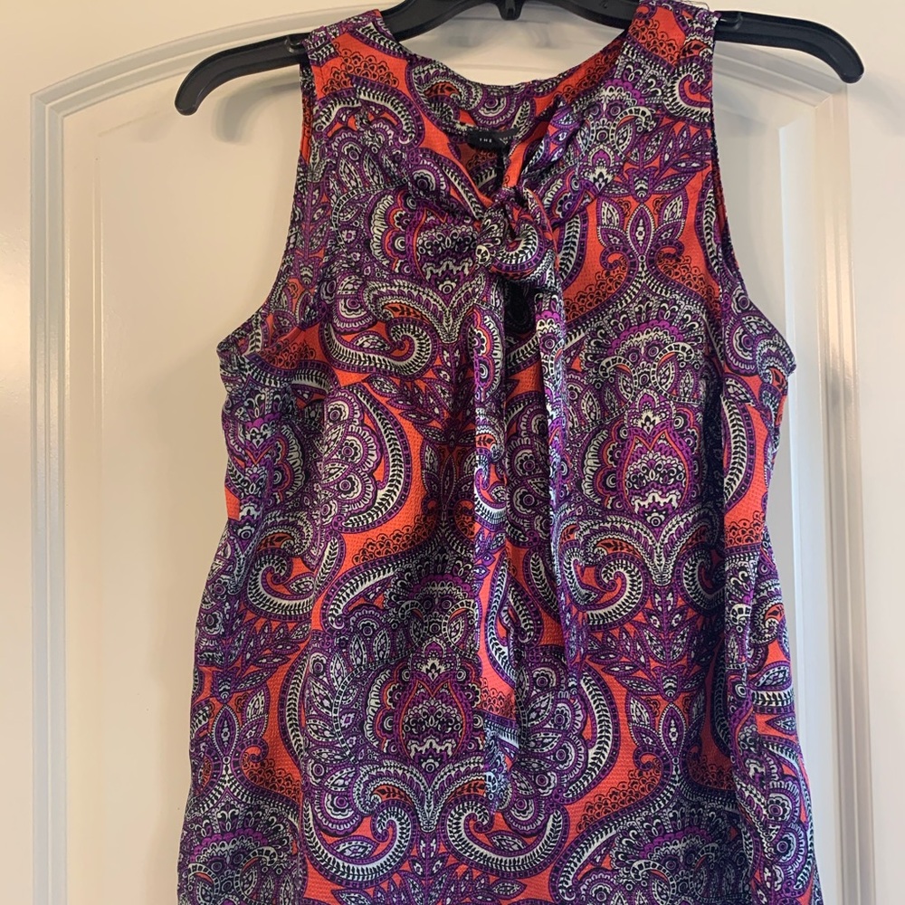 The Limited tie-neck sleeveless top